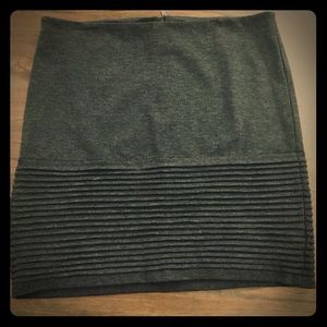 Professional gray pencil skirt